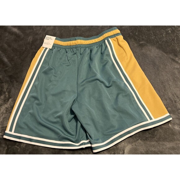 Medium Mens Nike Dri-FIT DNA Athletic Basketball Shorts Teal/Gold CV1897-379 - Picture 9 of 9